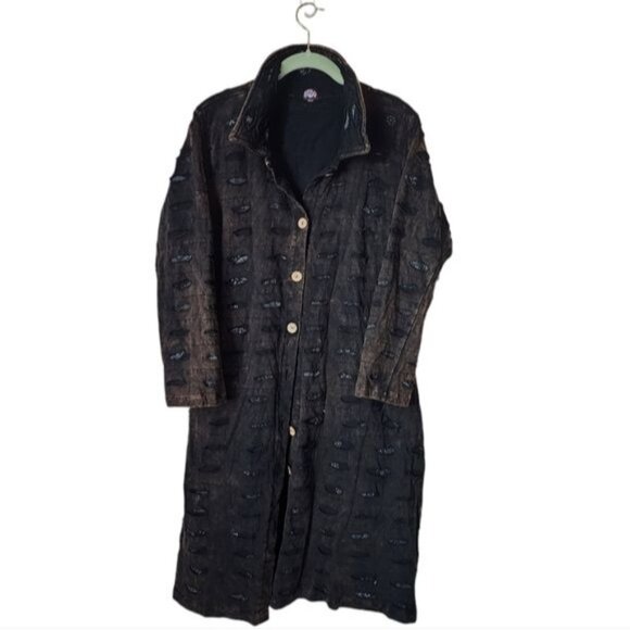 GRATEFUL DEAD VINTAGE Shacket Steal Your Face Skull Patch XL - Picture 2 of 13